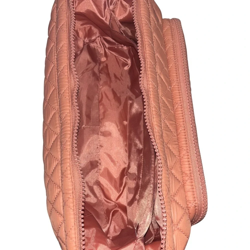 Joan & David Diamond Quilted Puffer Nylon Hair Tool Travel Bag
